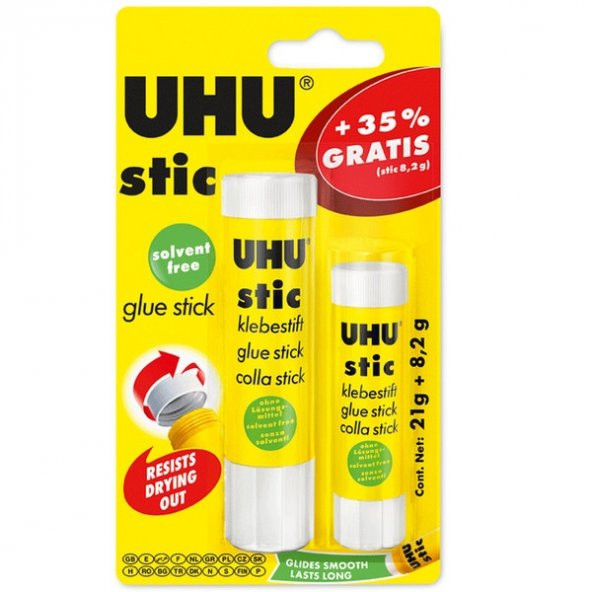 Uhu Stick Yapıştırıcı 21 g + 8,2 gr (2 parça)