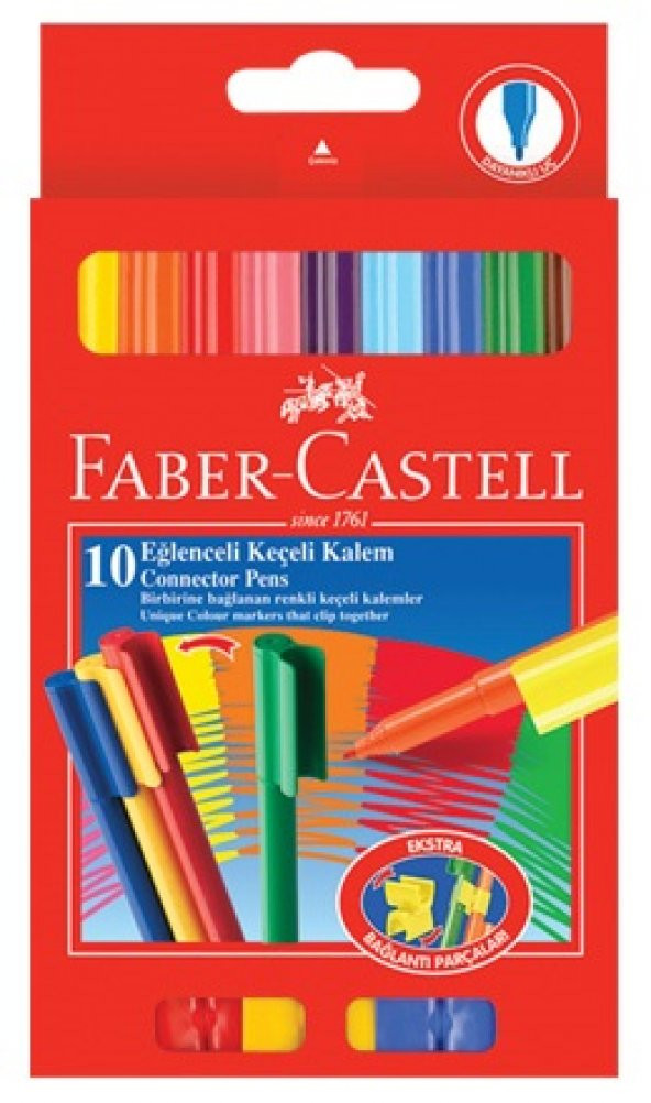 Faber-Castell Eğlenceli Keçeli Kalem 10lu
