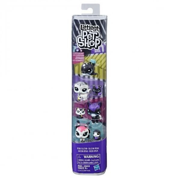 Littlest Pet Shop Miniş Siyah - Beyaz Koleksiyonu Arkadaş Minişler - C2147