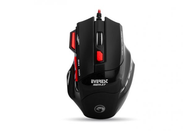 Everest SGM-X7 Usb Siyah Gaming Mouse Pad Ve Oyuncu Mouse