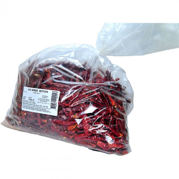 Bağdat Baharat Çok Acı Biber Zehir Acı Bütün Biber 1000 Gr Paket - 2
