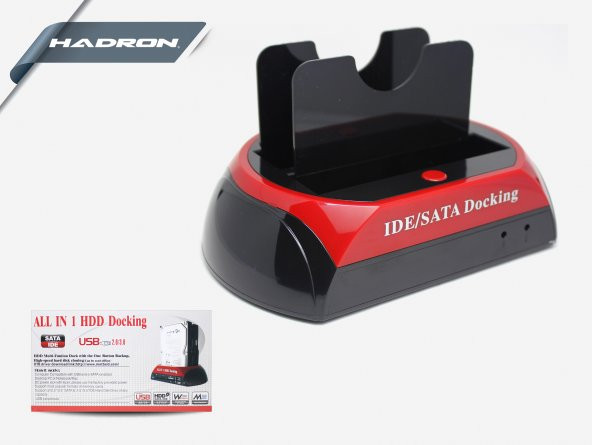 HADRON HD979/30 USB 2.0 DOCK STATION SATA IDE 2.5" 3.5"