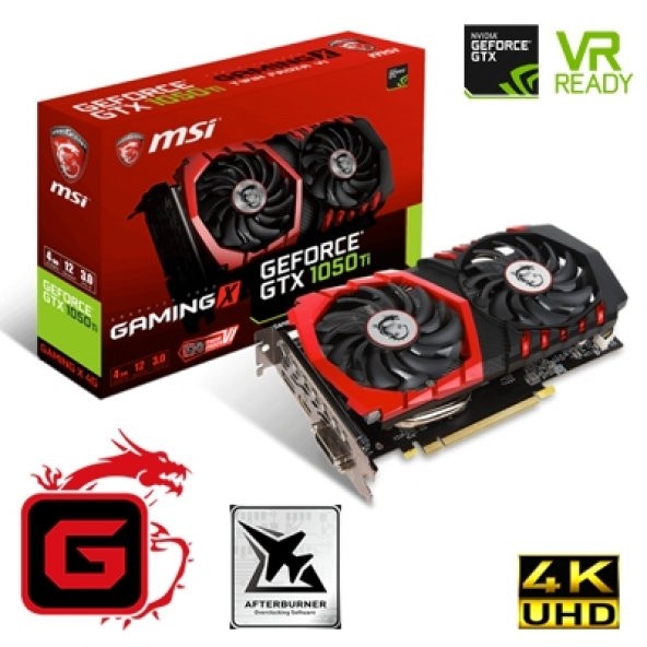 MSI GTX 1050 Ti Gaming X 4GB DDR5 128Bit Ekran Kart (GTX 1050 TI GAMING X 4G) - 1