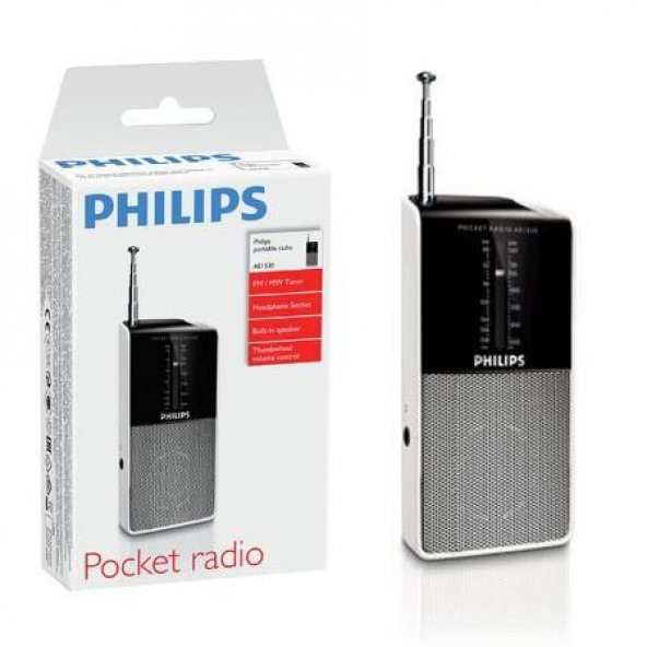 Philips AE1530 Taşınabilir Portatif El Radyosu