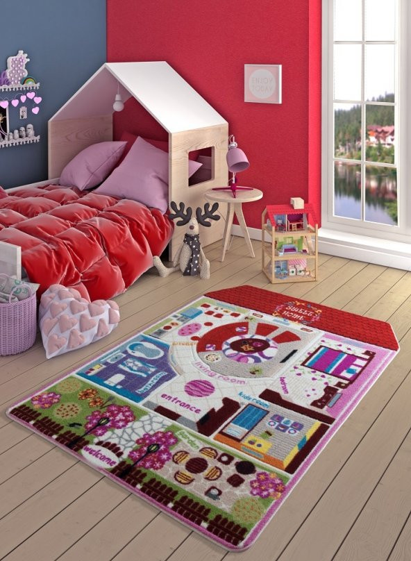 Confetti Pretty Home Oymalı Çocuk Bebek Odası Halısı