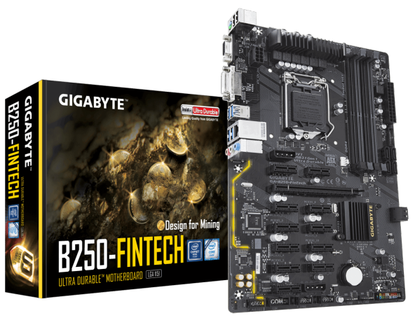 Gigabyte B250 Fintech Intel B250 2400Mhz(Oc) Ddr4 Socket 1151 Pcı