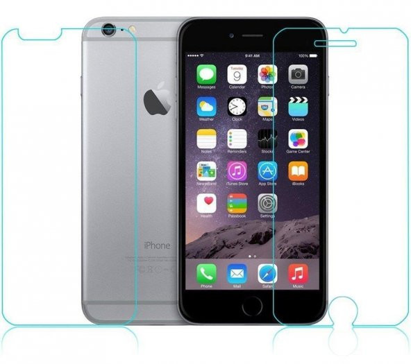 iPhone 6S Kırılmaz Cam Tempered Glass Ekran Koruyucu - 3