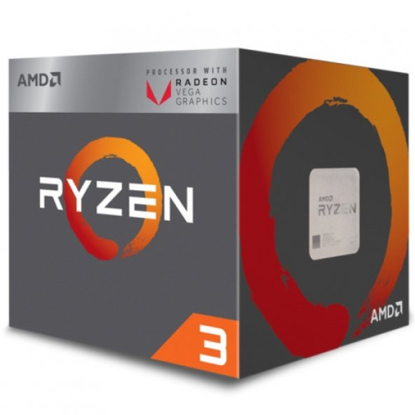 AMD Ryzen 3 2200G 3.5Hz Socket AM4+65W İşlemc