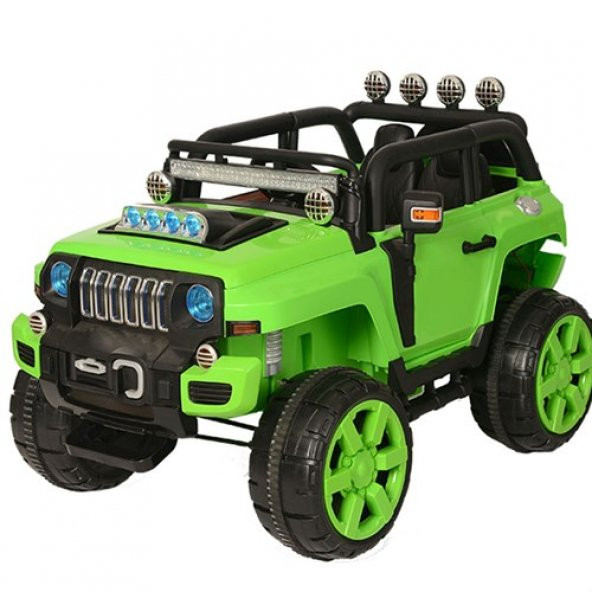 Baby2Go 8556 Safari Akülü Jeep - Yeşil