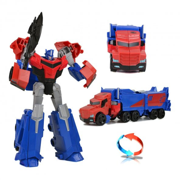Transformers T-Warrior Metal Gövde Optimus Prime Robot Araba