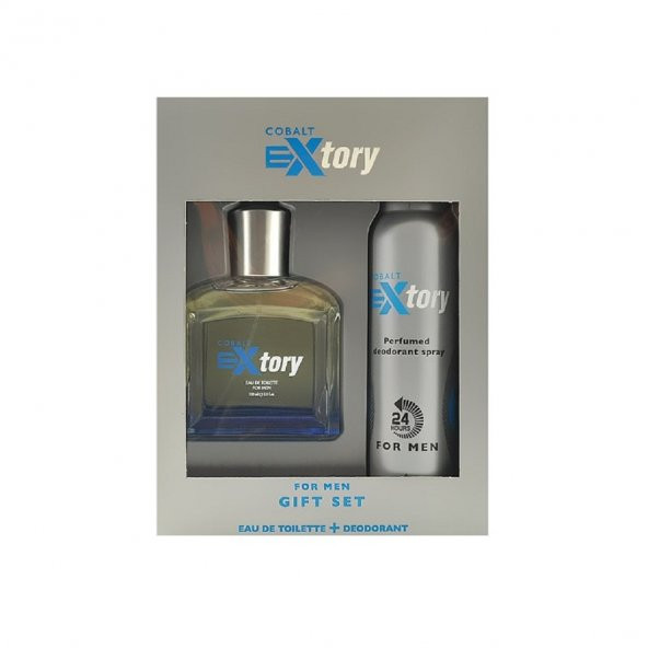 Extory Cobalt Erkek Parfüm + Deodorant