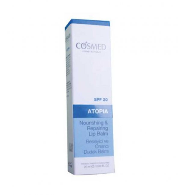 Cosmed Atopia Nourishing & Repairing Lip Balm Spf20 20ml - Dudak Balmı