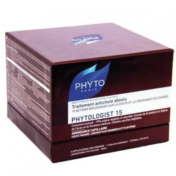 Phyto Phytologist 15 Saç Dökülmesine Karşı Etkili Serum 12 x 3.5ml