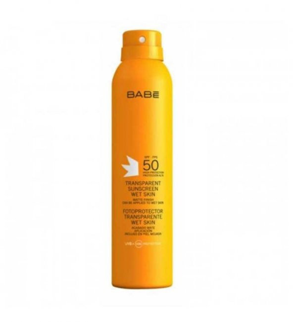 Babe SPF 50+ Transparent Spray Wet Skin 200 ml Güneş Koruyucu Sprey