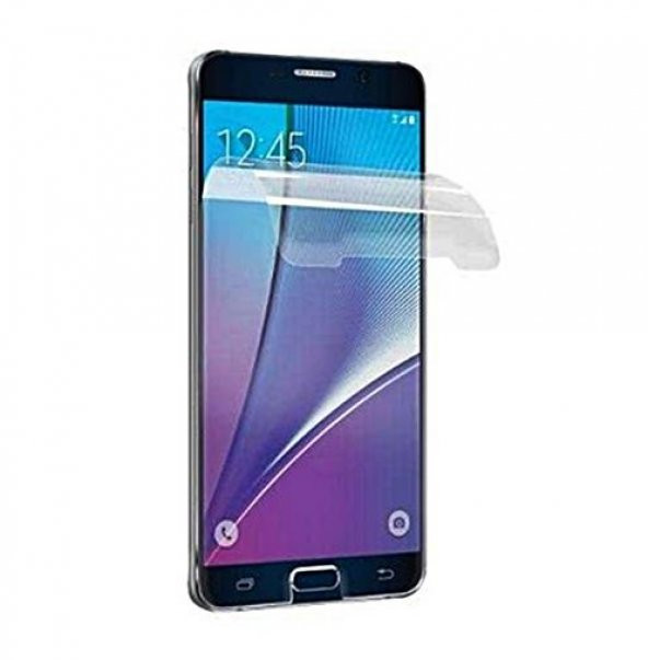 Samsung Galaxy Note Edge - Nano Full Body Ön-Arka Alt-Üst Tam Kaplama Ekran Koruyucu Şeffaf Silikon