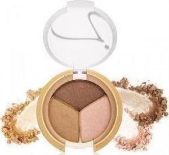 Jane Iredale Pure Pressed Eye Shadow-Üçlü Far (Triple Cognac)