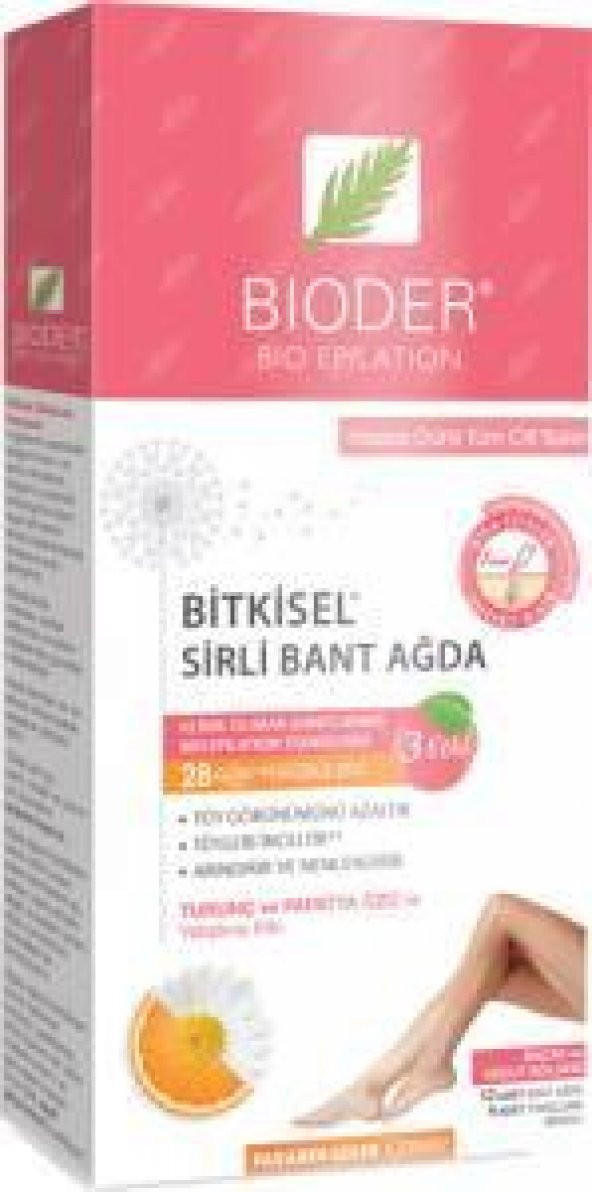 Bioder Epiten Tüy Azaltıcı Sirli Bant Ağda - Vücut (Hassas Ciltler İçin)