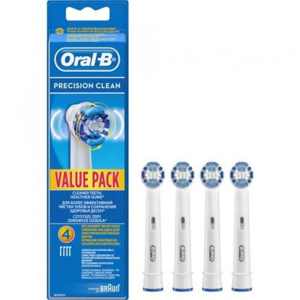 Oral-B Precision Clean Diş Fırçası Yedek Başlığı 4Lü