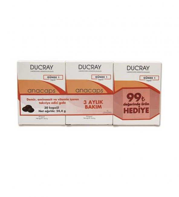 Ducray Anacaps Tri-Active 30 Kapsül 3 Al 2 Öde
