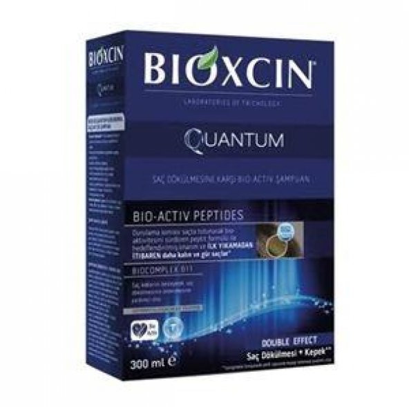 Bioxcin Quantum Double Effect Şampuan Saç Dökülmesi+Kepek 300 ml