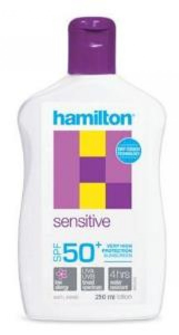 Hamilton Sensitive Lotion SPF 50+ Güneş Koruyucu Losyon 250 ml