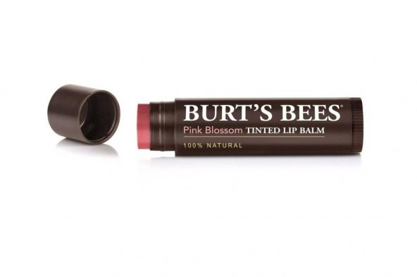 Burts Bees  Tinted Lip Balm Pink Blossom 4.25ml Renkli  Doğal Dudak Bakım Kremi