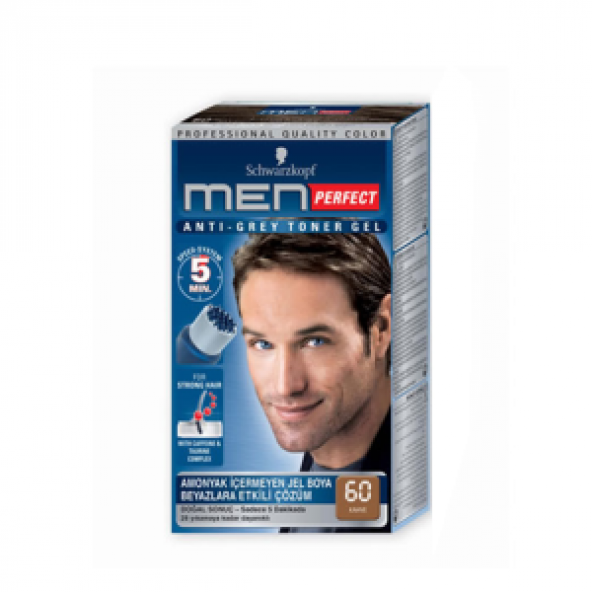 Men Perfect Erkek Saç Boyası Kahve 60 80ml
