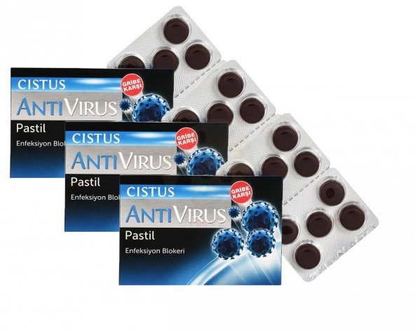 Cistus Antivirüs Pastıl 10lu 3 Adet