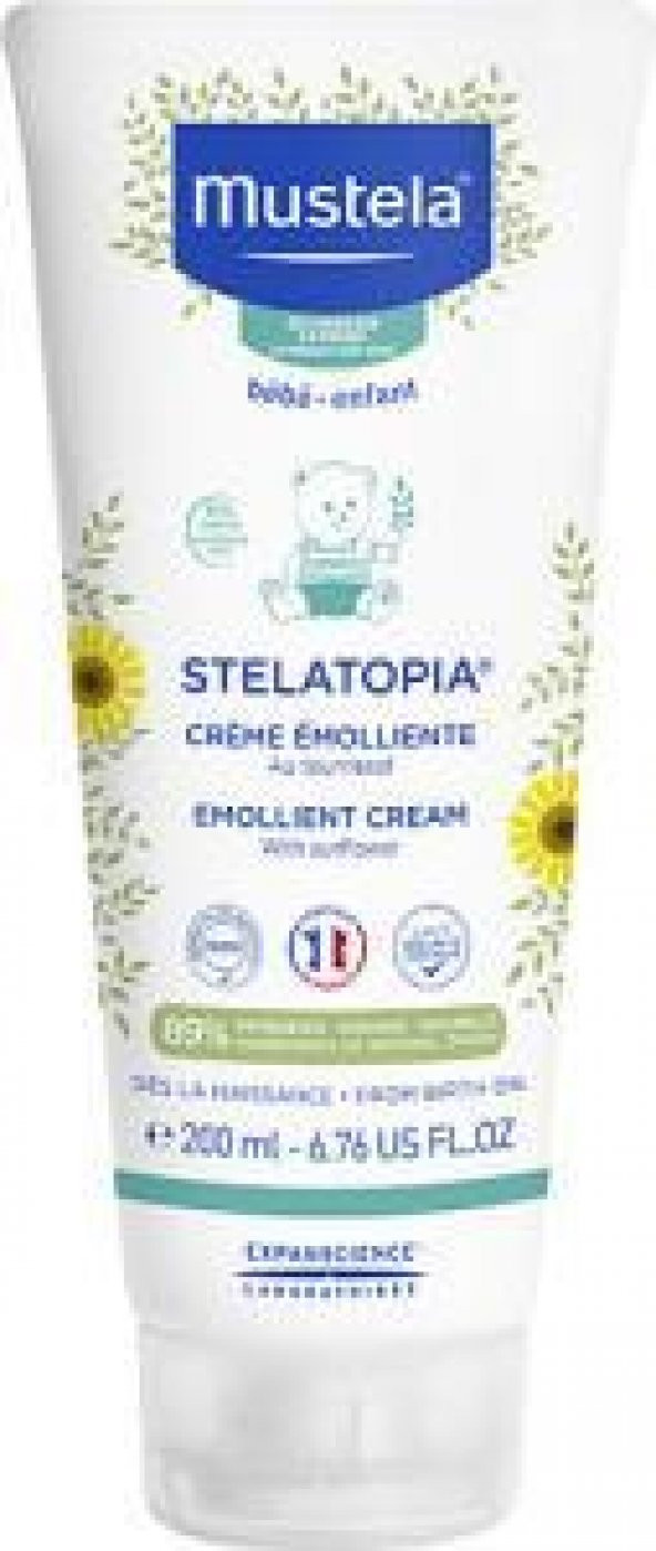 Mustela Stelatopia Emollient Cream 200 ml Kuru Ciltler İçin Nemlendirici Krem
