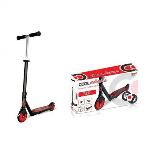 Cool Wheels Çelik 2 Tekerlekli Lisanslı Çocuk Scooter KIRMIZI