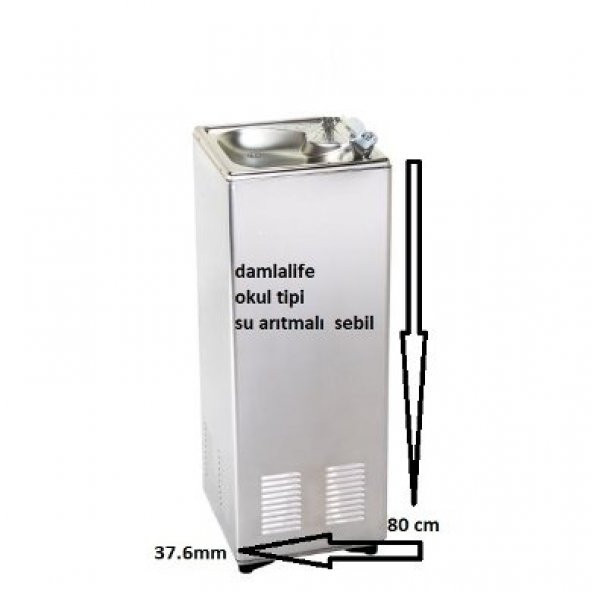 Anaokulları Için Su Fışkırtmalı Okul Tipi Su Arıtmalı Sebil