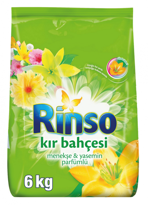 Rinso Matik 6kg Kır bahçesi Çamaşır Deterjanı
