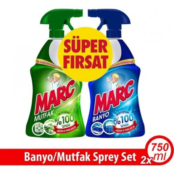 Marc Banyo Sprey 750+750ml Mutfak Sprey