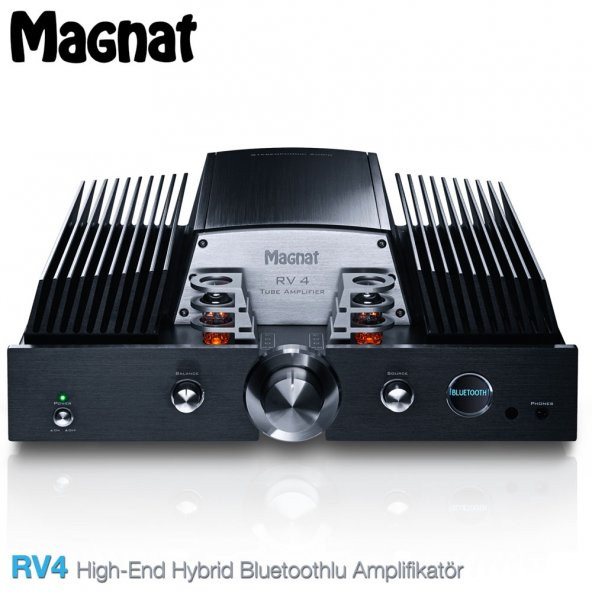 Magnat RV4 High-End Hybrid Entegre APTX Bluetoothlu Lambalı Amfi