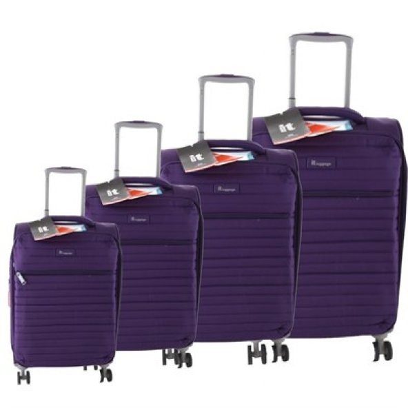 IT Luggage 2148 4lü Kumaş Valiz Seti Mor