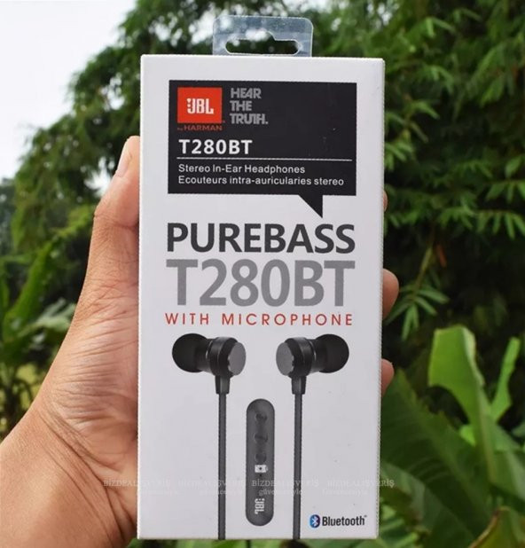JBL Modeli T280BT Metal Mıknatıslı Mikrofonlu Bluetooth Kulaklık