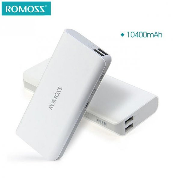 Romoss 10400 mAh Sense 4 2.1A Taşınabilir Hızlı Şarj Cihazı Powerbank Orjinal
