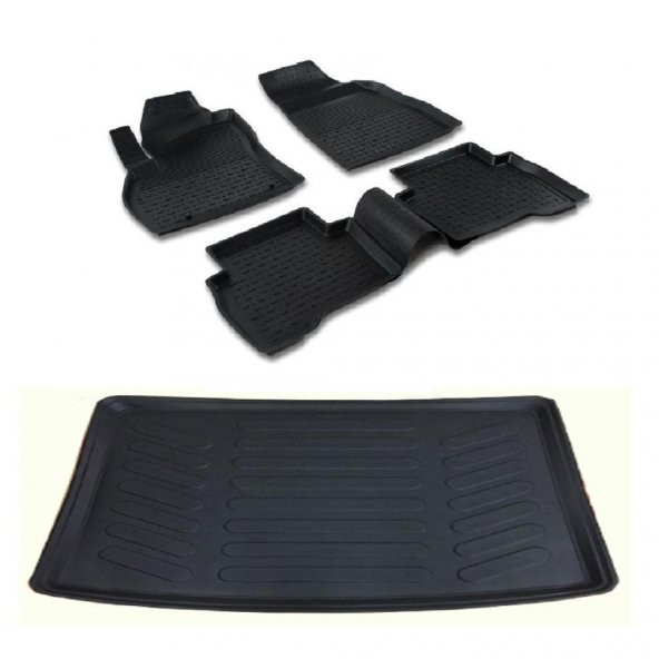 KRC Toyota Rav-4 4B Havuzlu Paspas 2008-2012 + Bagaj Havuzu