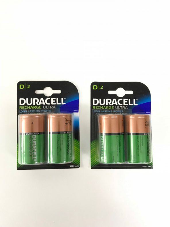 Duracell Şarj Edilebilir D Boy Pil 2li 2 Paket