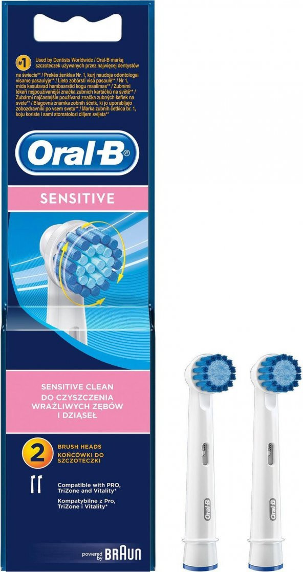 Oral-B Diş Fırçası Yedek Başlık Sensitive 2 Adet