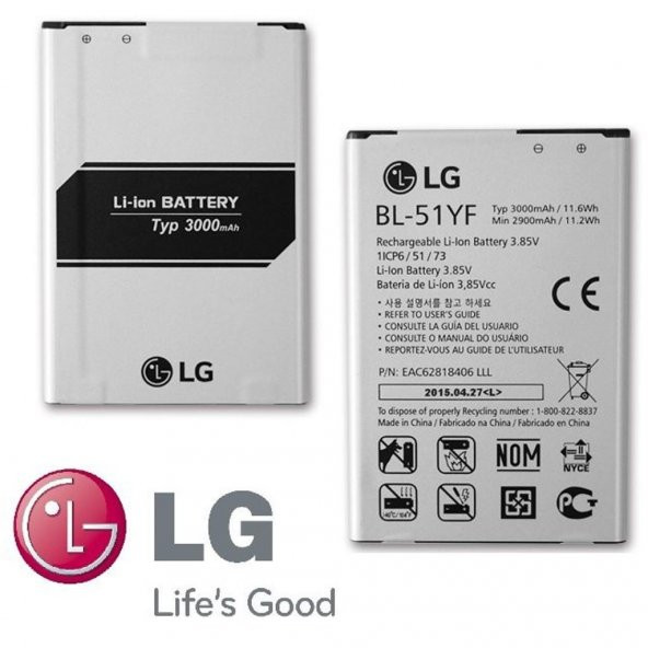 LG G4 Orjinal Batarya Pil BL-51YF