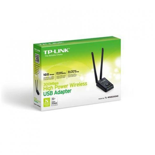 TP-LINK TL-WN8200ND 300mbps USB 2X5dbi KABLOSUZ ADAPTOR