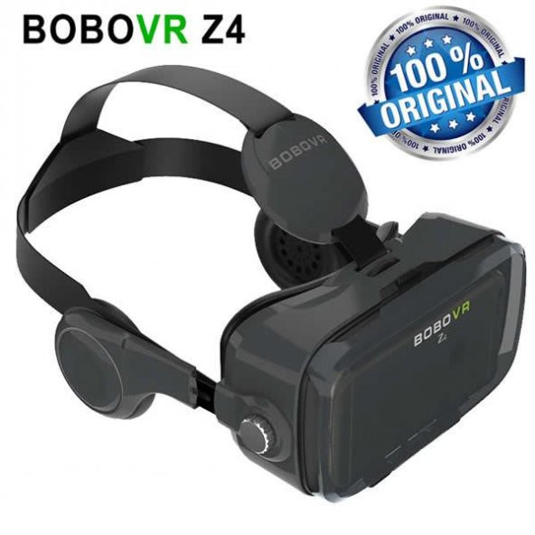 Bobo VR Z4 Kulaklıklı Sanal Gerçeklik Gözlüğü - SİYAH