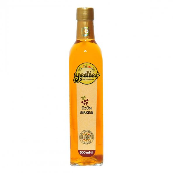 Doğal Fermantasyon Katkısız İçilebilir Üzüm Sirkesi Cam Şişe 500 ML - 4