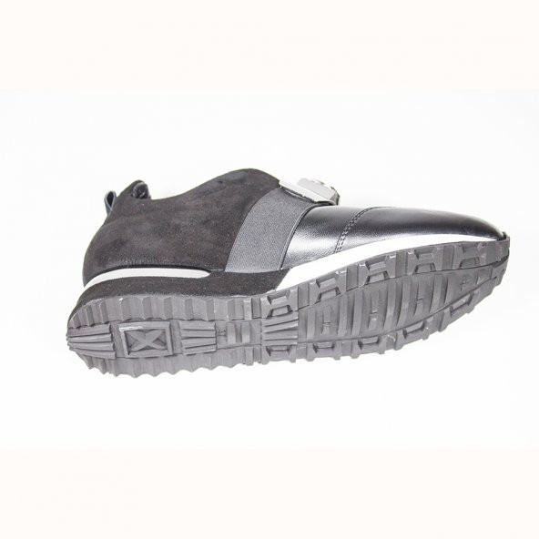 POLETTO NAPA SİYAH SÜET DERİ KADIN GÜNLÜK AYAKKABI - 5