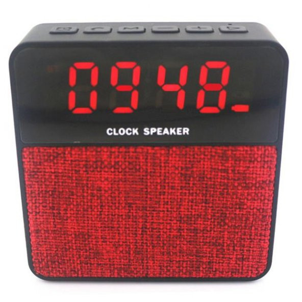 T1 Radyolu Alarmlı Masa Saati - Bluetooth Hoparlör - Ses Bombası