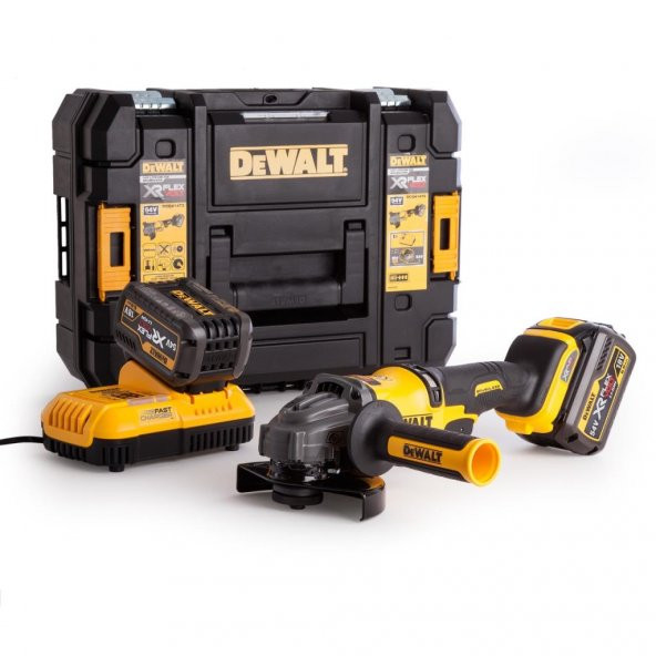 Dewalt DCG414T2 Taşlama XR Flexvolt 54V Akülü 125mm 2 x 6.0Ah Pil