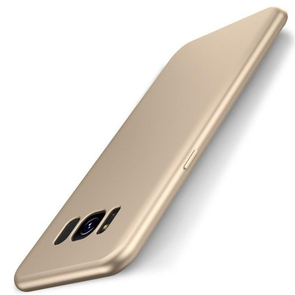Samsung Galaxy S8 Mat Slim Fit Kılıf Süet-Kadife Dokulu Rubber So