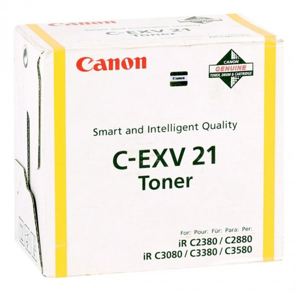 Canon EXV-21 Orjinal Sarı Toner IR-C2380-3380-2550-2580-2880-3080