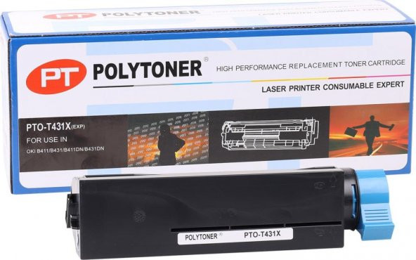 Oki B431X Polytoner (B431-MB461-MB471-MB471W-MB49141DN)(44574901)